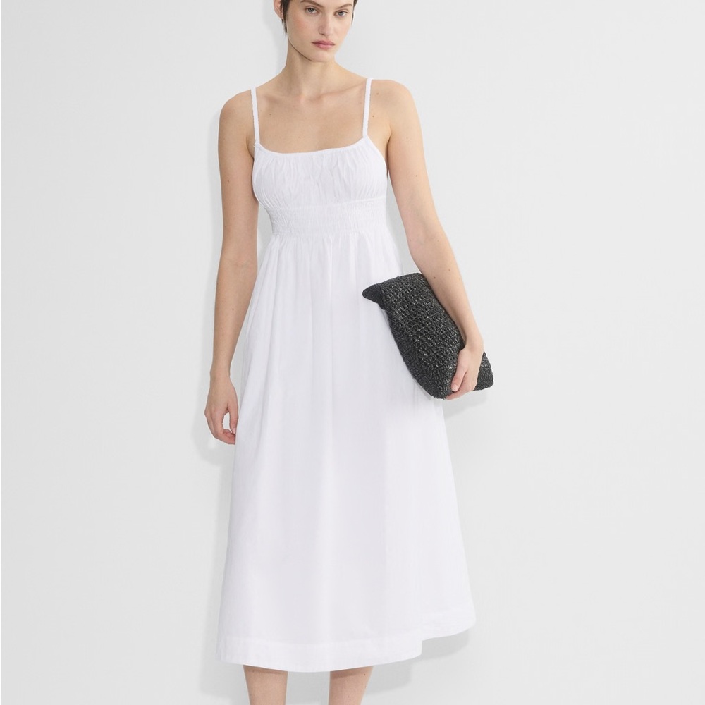 Aritzia White Midi Dress
